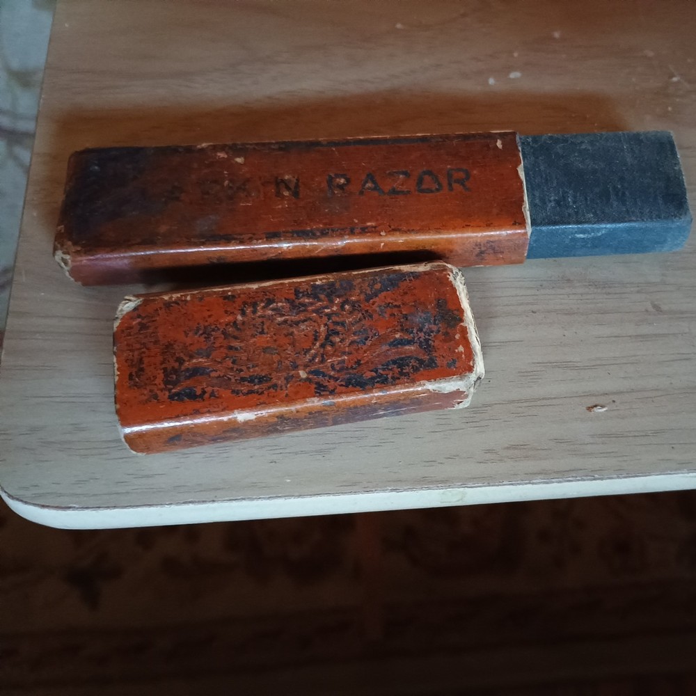 Antique Larkin Straight Razor box only