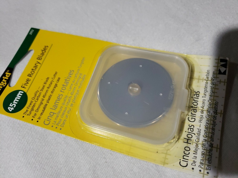 Dritz Omnigrid Rotary Blade Replacement Blades 5/Pkg 45mm- , 2052