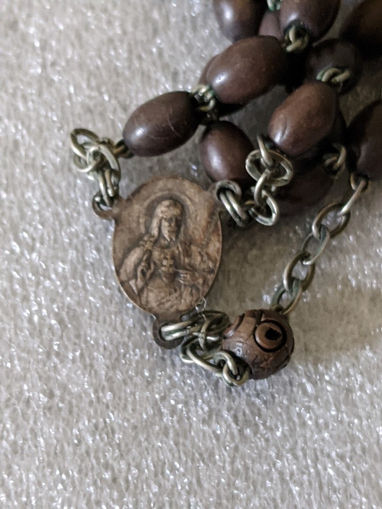 France Indecrochable Rosary Crucifix Catholic Prayer Beads