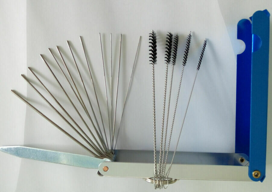 18PCS Carburetor Carb Jet Cleaning tools Set Wire Cleaner Kit For Motorcycle ATV