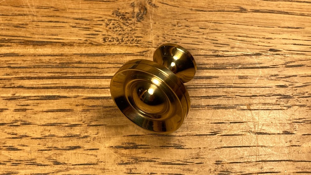 Solid Brass Knob Pull Vintage / Antique Furniture Replacement Hardware