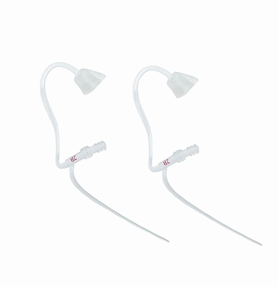 Hearing Replacement Tubes Silicone Sound Tubes for Right Ear 2 Pack