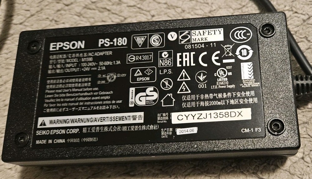 Epson TM-T201 POS Thermal Receipt Printer Tested Working