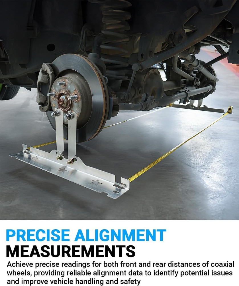 2PCS Wheel Alignment Tool with Connection Sheet 2025 Upgraded Toe Alignment Tool