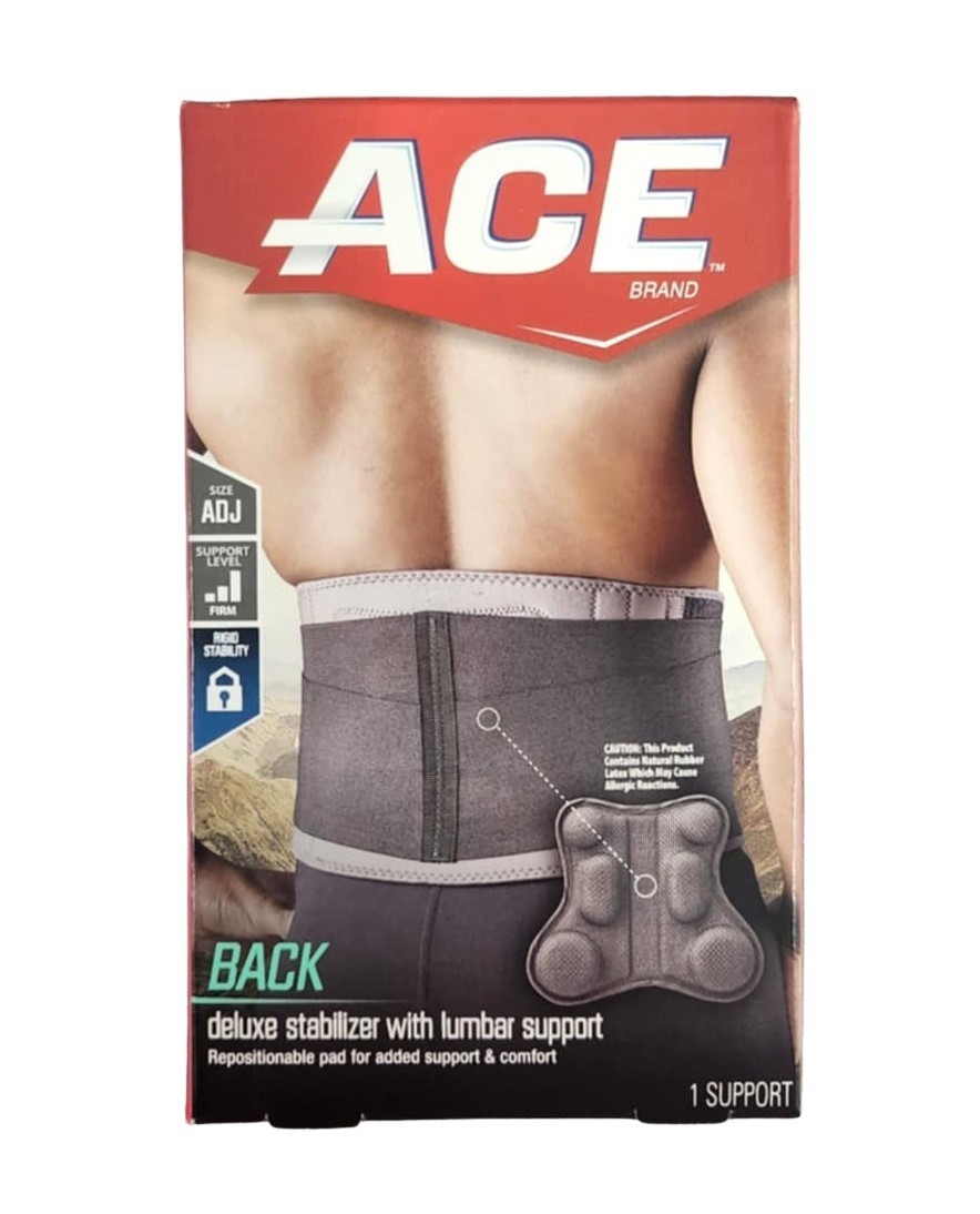 ACE Back Deluxe Stabilizer with Lumbar Support - One Size Adjustable