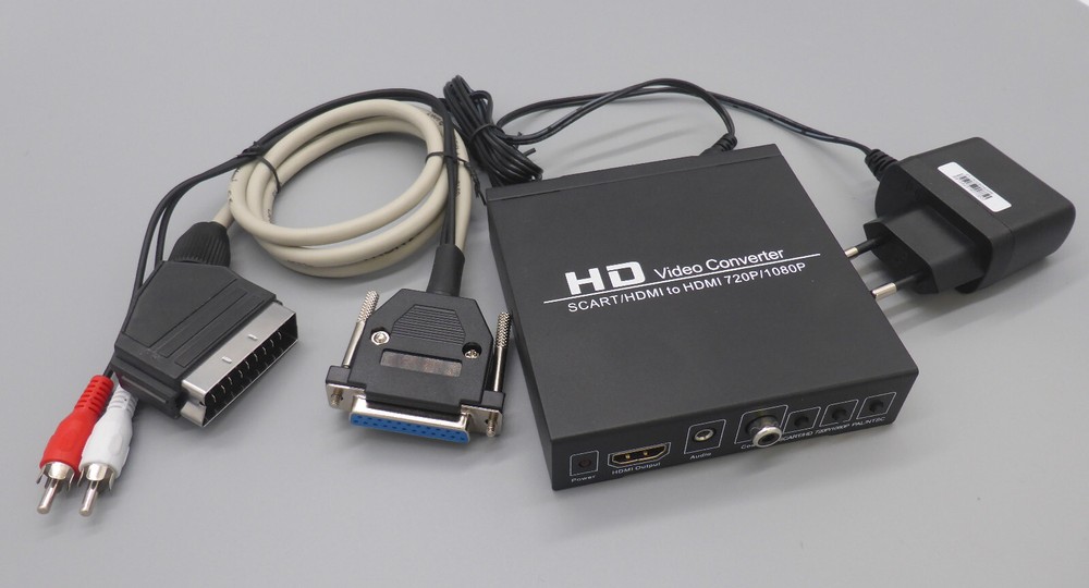 Amiga HDMI Adapter + Amiga RGB SCART Cable