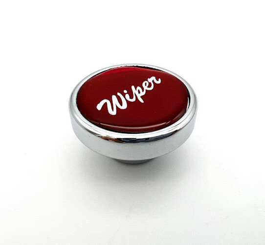 Gloss Red "Wiper" Dash Knob For Peterbilt Kenworth Freightliner
