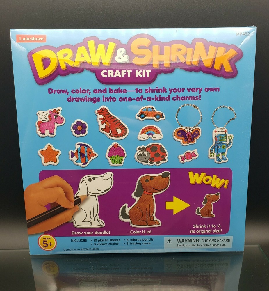 Draw and Shrink Craft Kit age 5+