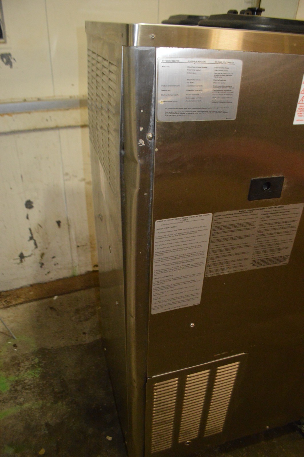 Taylor Crown C717-27 Air Cooled Soft Serve Ice Cream Machine - Single Phase