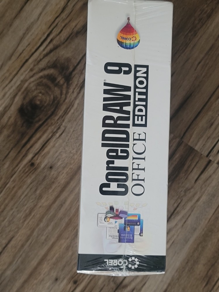 Vintage 90s CorelDRAW 9 OFFICE EDITION Software For Windows CD-ROM New Microsoft