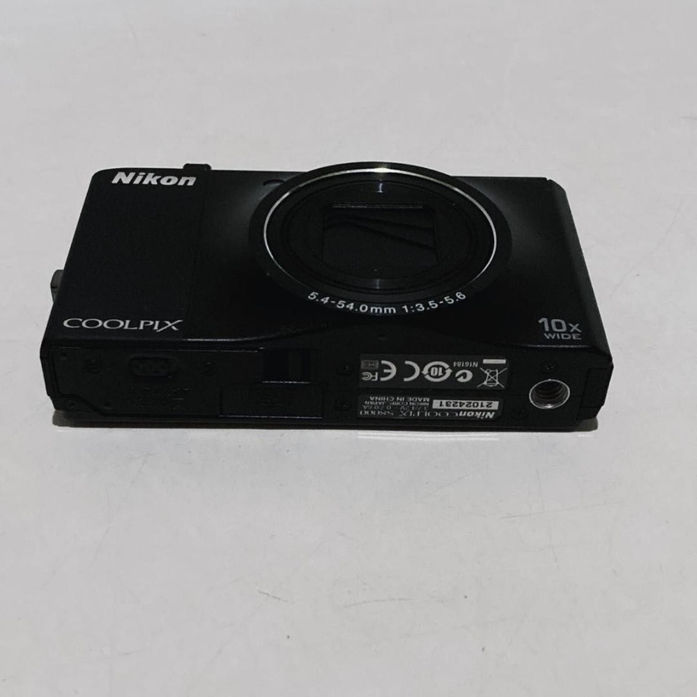 Nikon COOLPIX S8000 Black Compact Digital Camera Excellent Condition