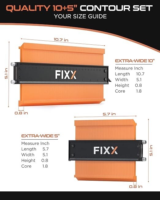 fixx triple x precision contour gauge