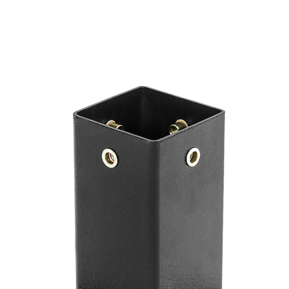 Mailbox Post with Post Base Mailbox Mounting Post Mailbox Post for Outside Black