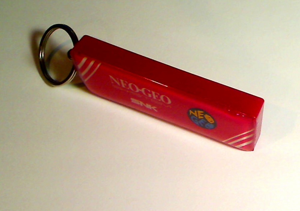 NEO GEO Arcade Marquee Coin Door accessory Keychain