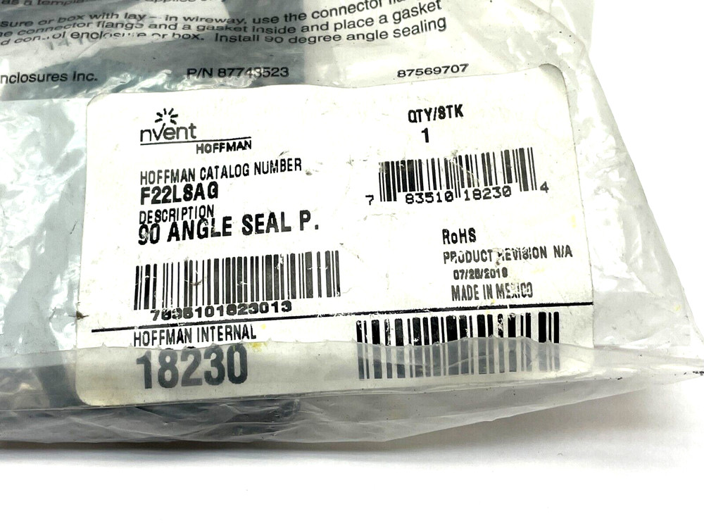 Hoffman F22SLSAG Angle Seal 90 Degree