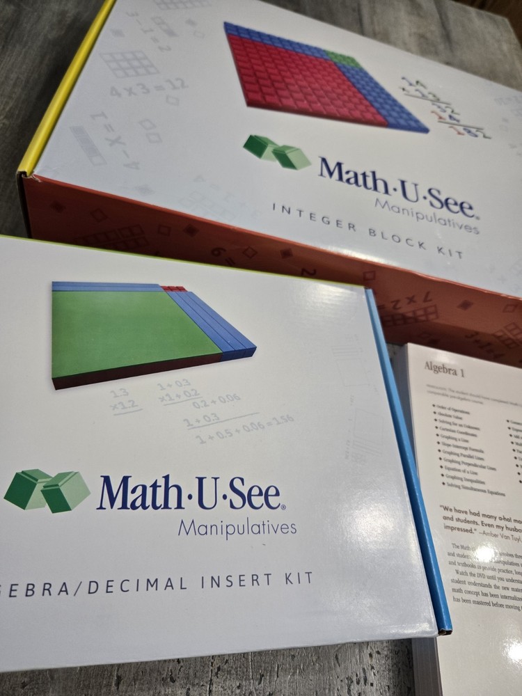 Math U See Manipulatives, Integer Block, Algebra 1 Paperback