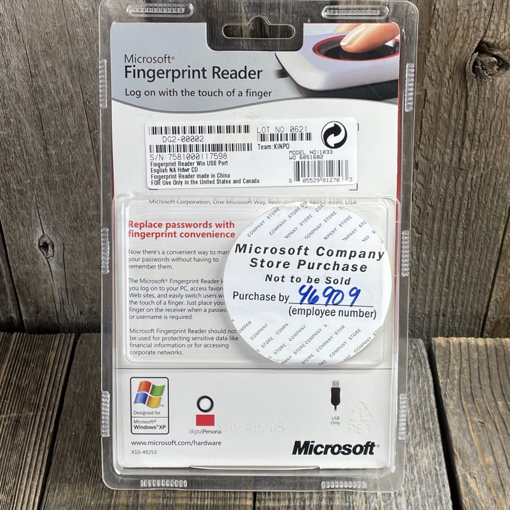 Microsoft Fingerprint Reader Fingerprint Reader