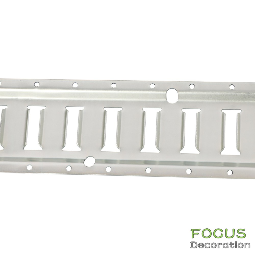 For Trucks Vans 5' E Track Tie Down Rail Secure Cargo Sliver Galvanized 4 Pcak