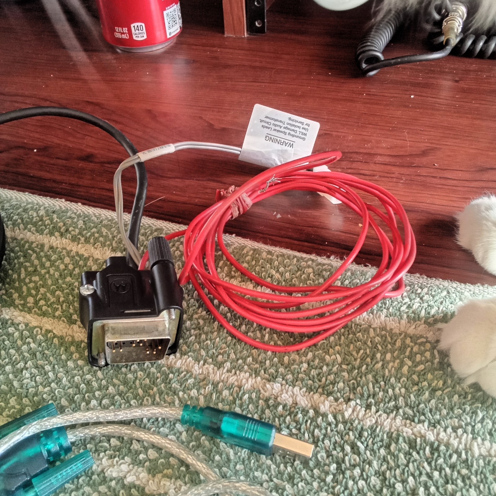 MOTOROLA APX 8500 7500 6500 4500 XTL 5000 2500 REAR PROGRAMMING CABLE