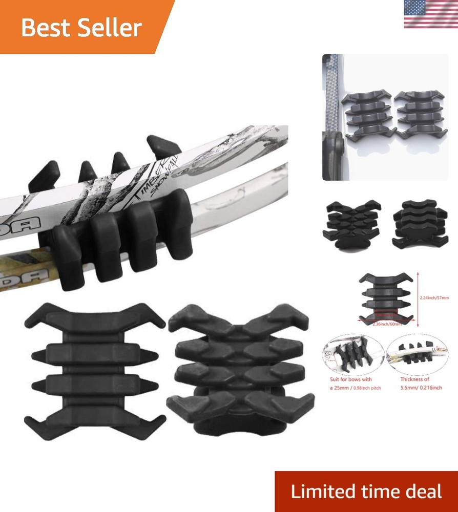Archery Rubber Limb Dampers - Vibration Silence for Precision Shooting