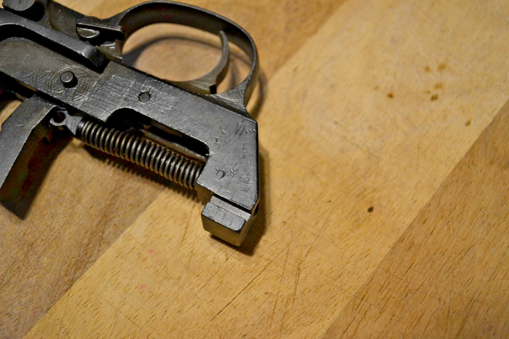 NATIONAL POSTOL METER TYPE "6" TRIGGER HOUSING. COMPLETE. ALL PARTS FOR TYPE "6"