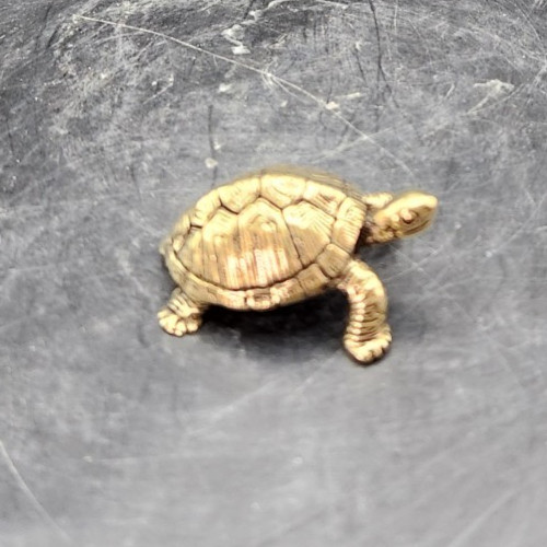 Miniature 1.5" Brass Box Turtle