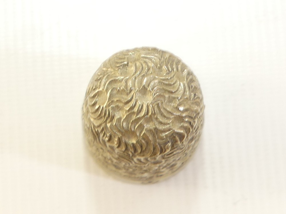 (ref288CX) Unusual sterling silver thimble