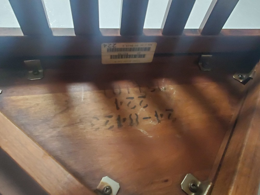 Ethen Allen Solid Cherry Corner Table American Impressions **see descr **