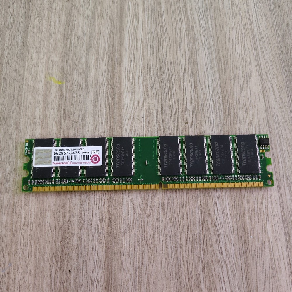 Transcend 1gb DDR 400MHz memory ram