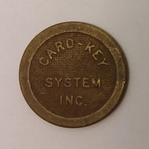 Card-Key System Inc. Parking Token 25mm