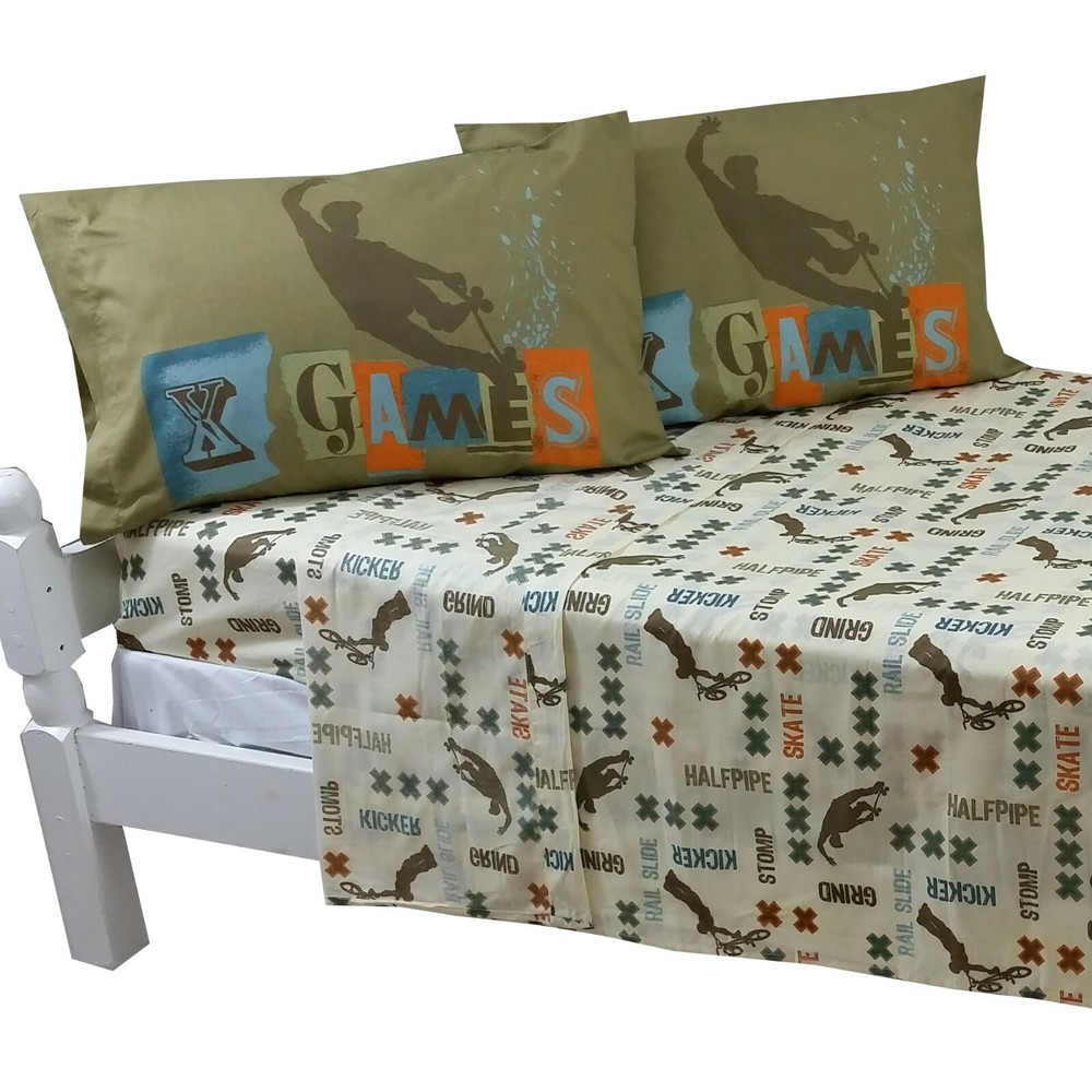 ESPN: X Games Gear Graphix Sheets Set, Bedding FULL