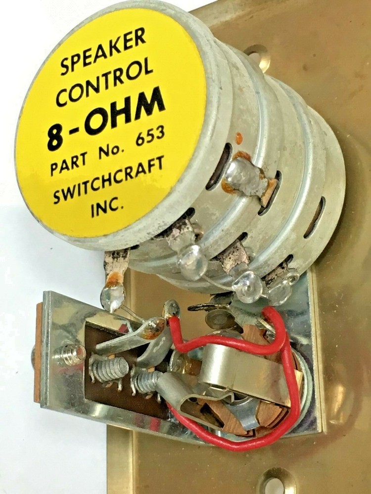 SWITCHCRAFT SPEAKER CONTROL 653