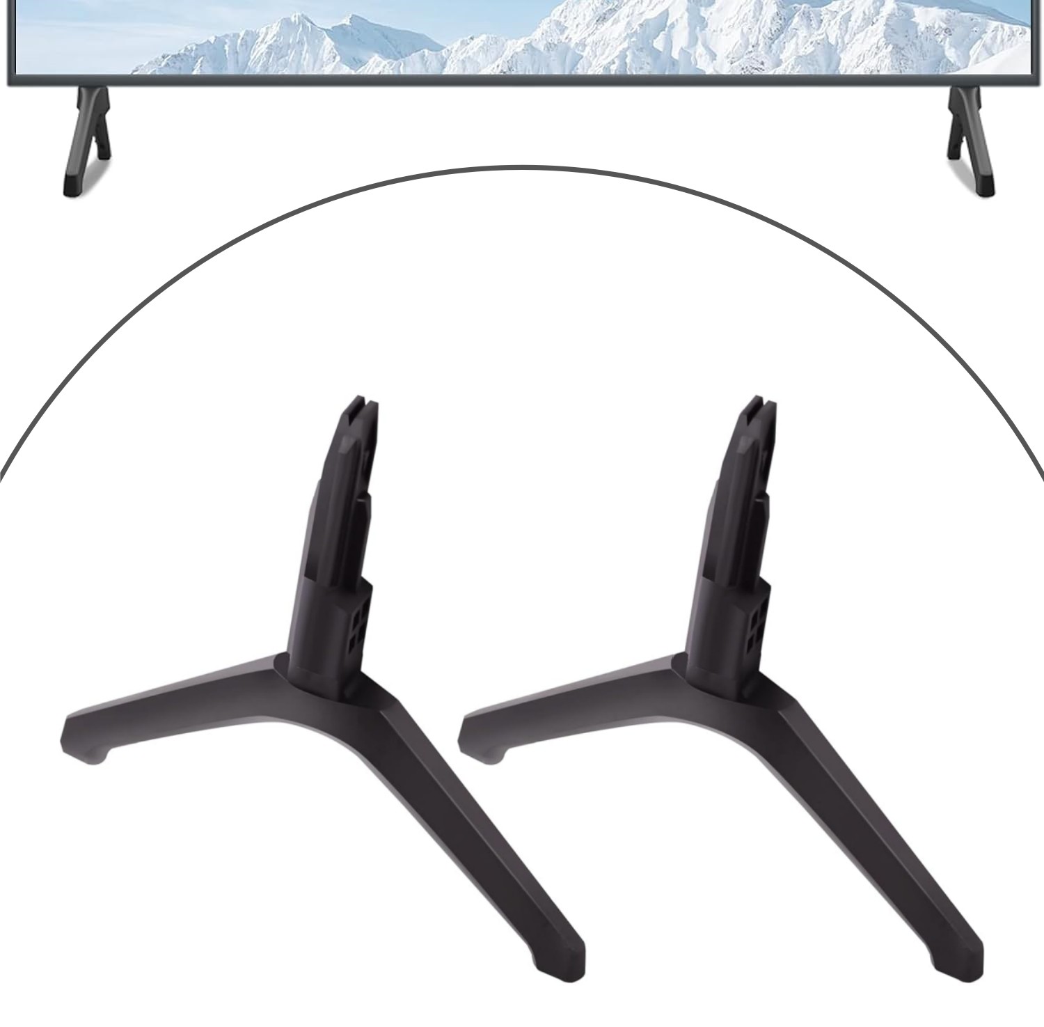 For Samsung 43" UN43TU7000F Leg Stand Feet Base Pedestal BN96-50854A BN96-50855A