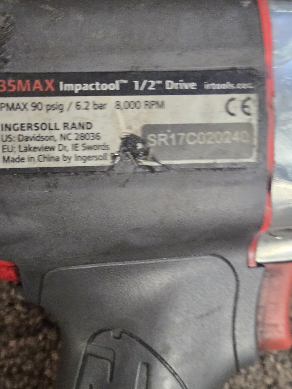 IR INGERSOLL RAND 35MAX 1/2" ULTRA-COMPACT IMPACT
