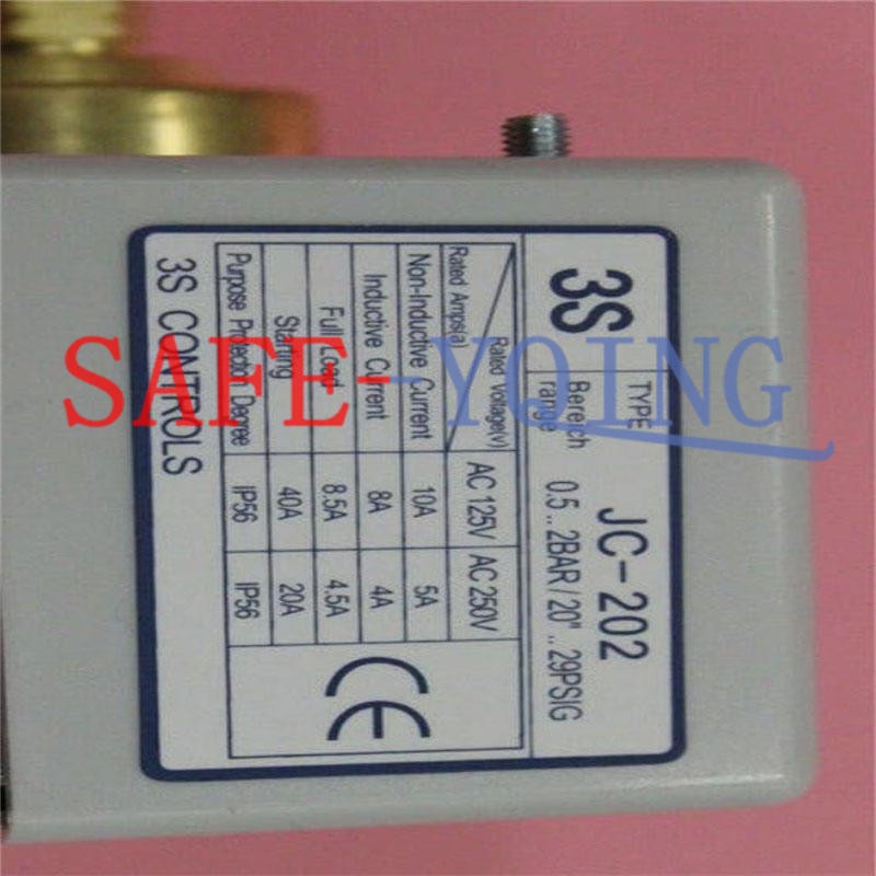 ONE NEW 3S JC-202 Pressure Switch