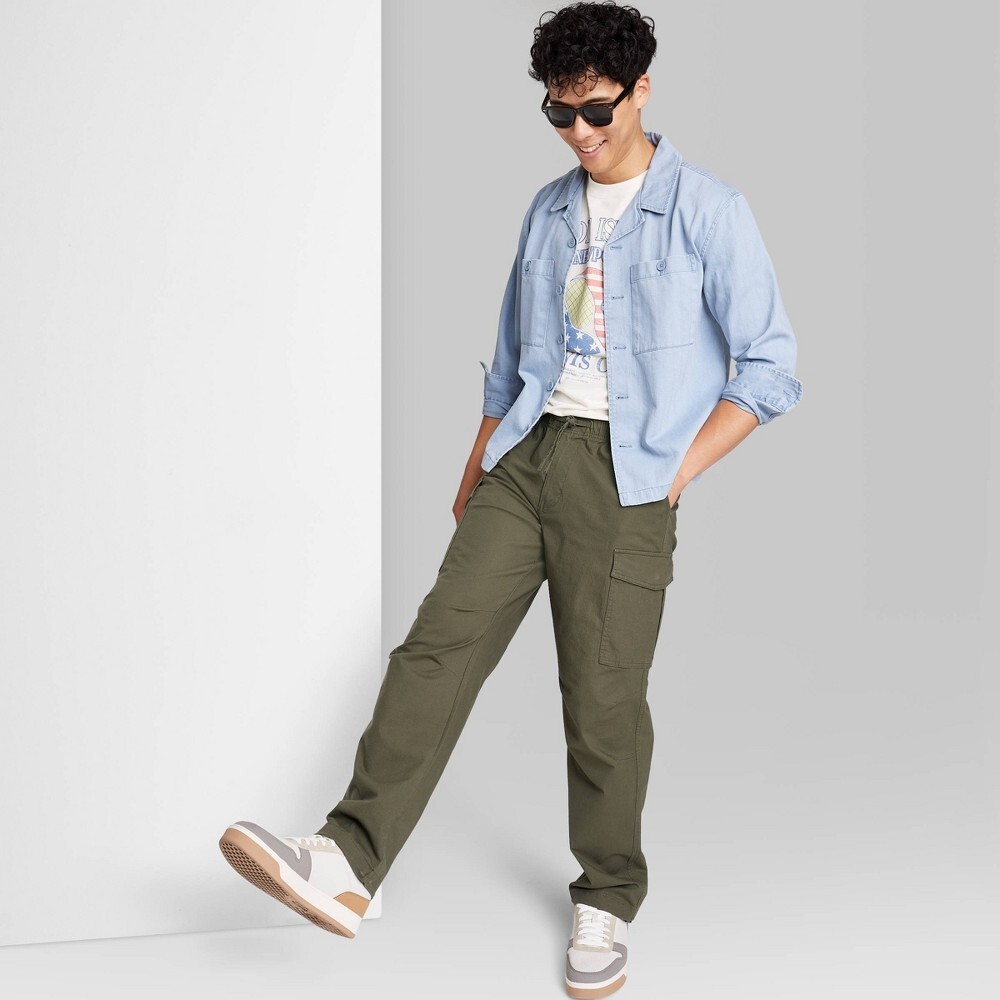 Men's Cargo Pants - Original Use Green Olive Small