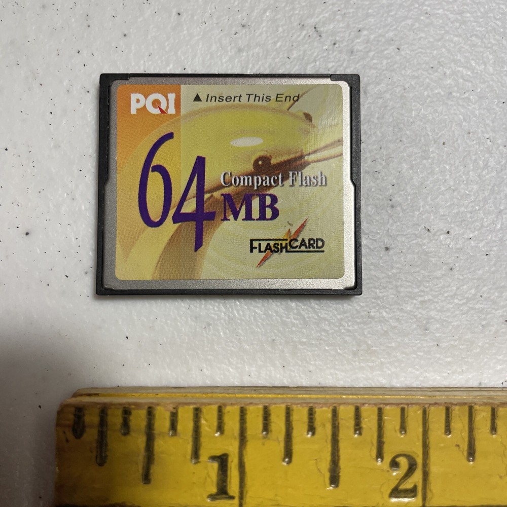 POI COMPACT FLASH / CF CARD 64MB  B25
