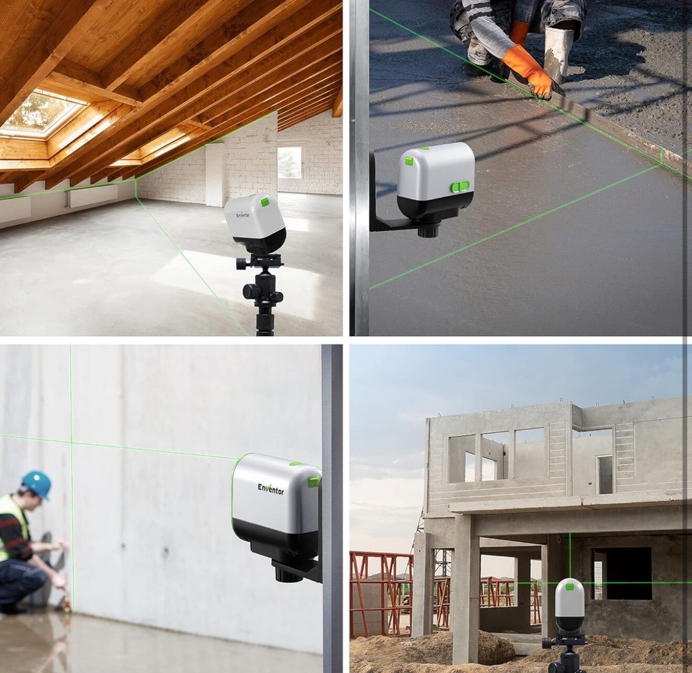ENVENTOR Green Laser Level, Self Leveling Laser Level, Horizontal & Vertical Cro