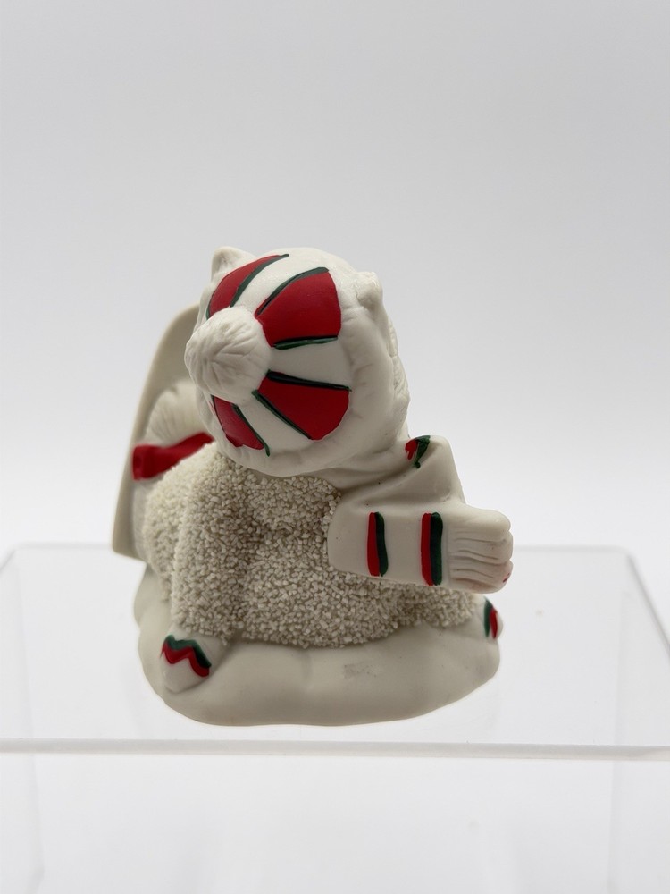 Lefton Kitty Snowflake Skiing 1992 Taiwan