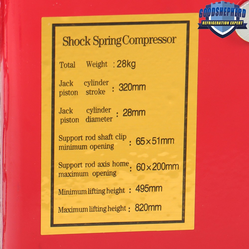 Red 4.5T Coil Spring Compressor Auto Strut Hydraulic Compressor Removing Tool