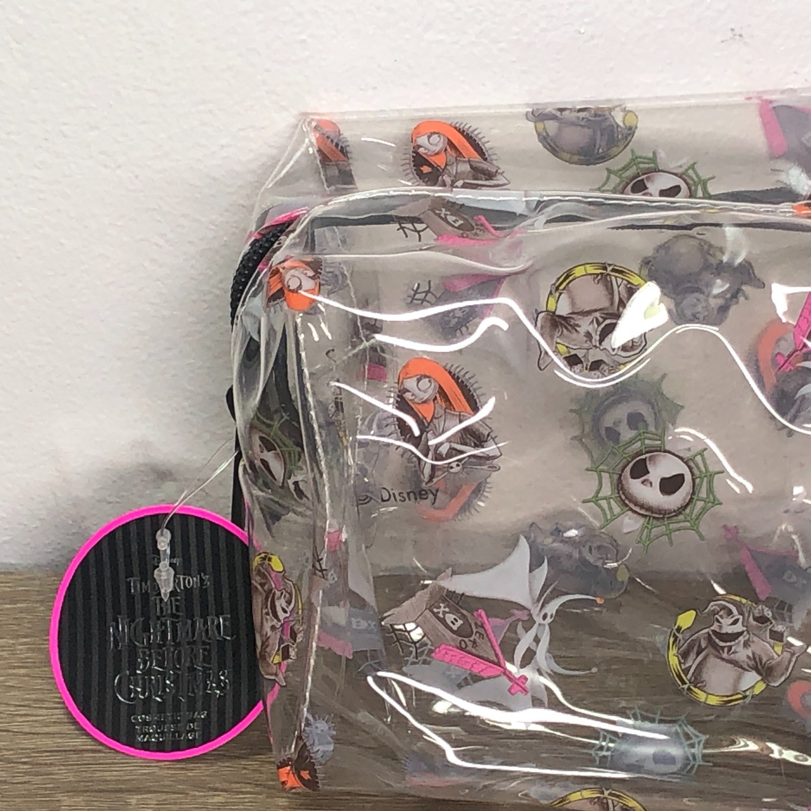 Disney Nightmare Before Christmas Revolution Make Up Cosmetic Bag Collectible 8"