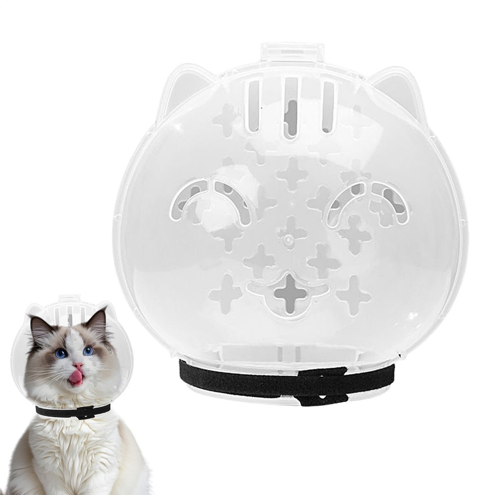 Breathable Cat Muzzle Transparent Muzzle For Prevent Biting attractively