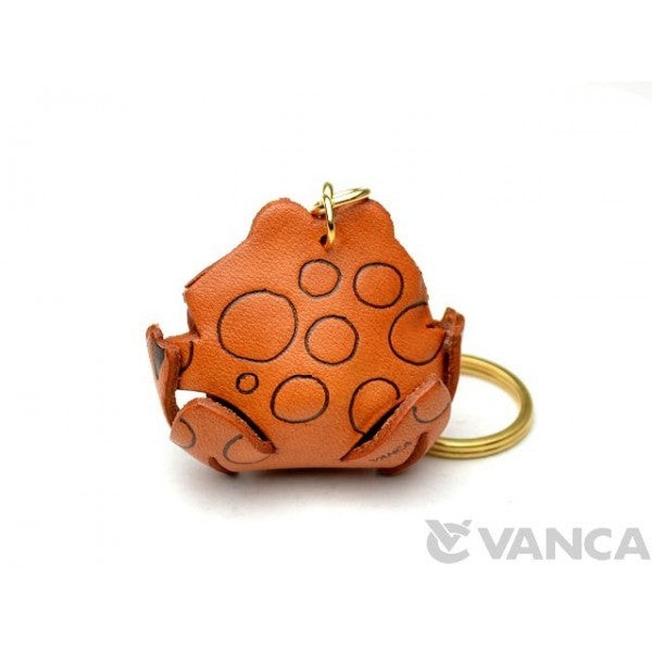 Lucky Frog Leather Keychain(L)