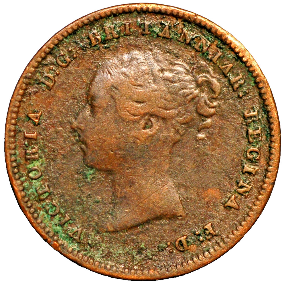 1842 Half Farthing Great Britain Victoria