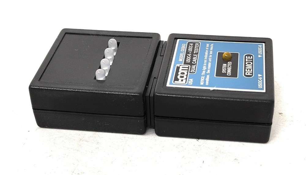 L-Com DXB63 USOC4, 6, 8 Cable Tester Master and Remote