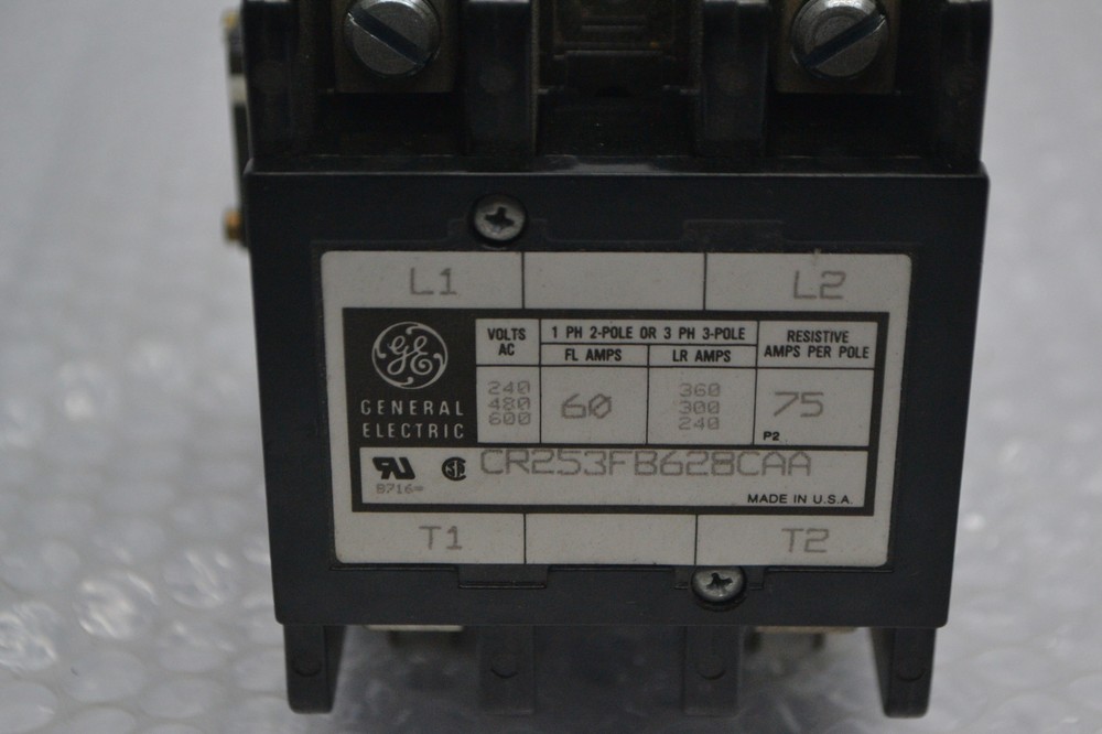 GENERAL ELECTRIC CR253FB628CAA CONTACTOR UNMP
