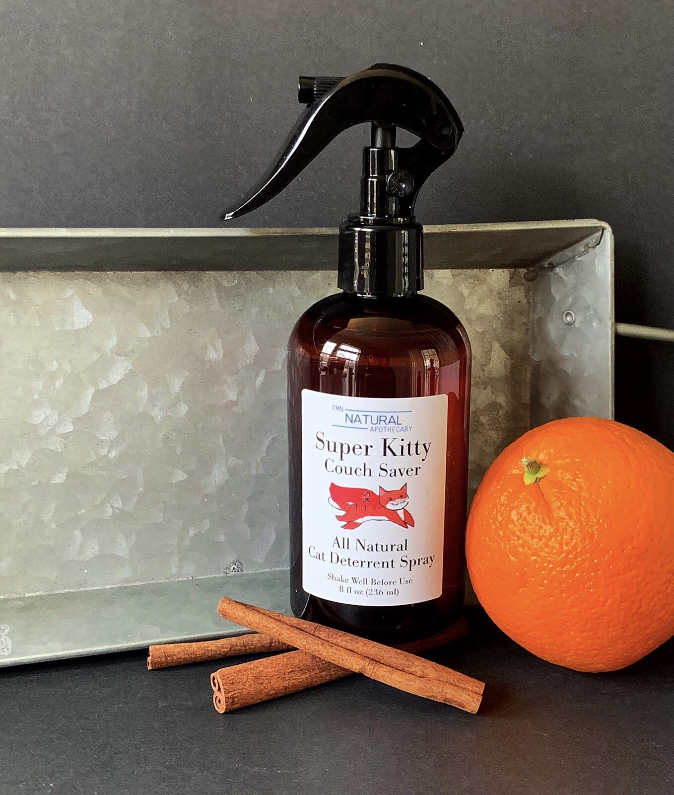 FMN Natural Cat Deterrent Spray. Cat Scratch Furniture Protection. Cat Repellent