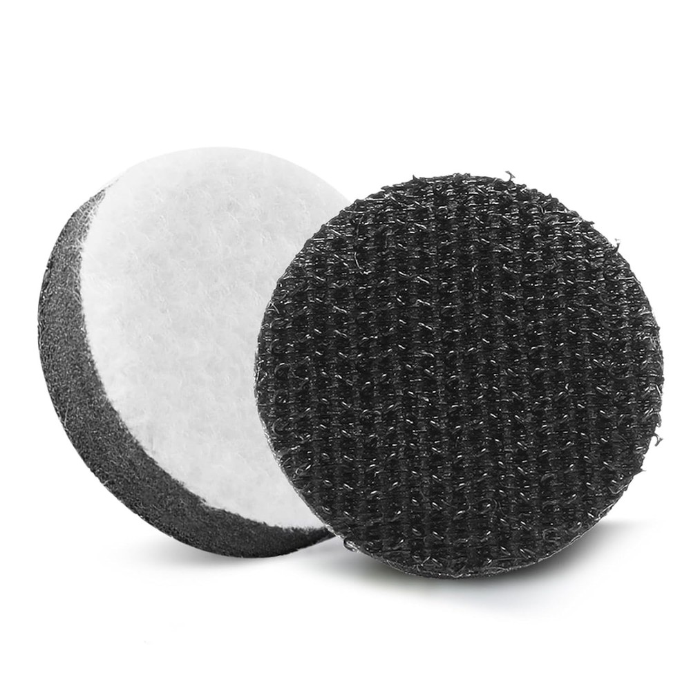 5 Pack Hook and Loop Soft Foam Buffering Pads 1 Inch (25mm) Sponge Cushion
