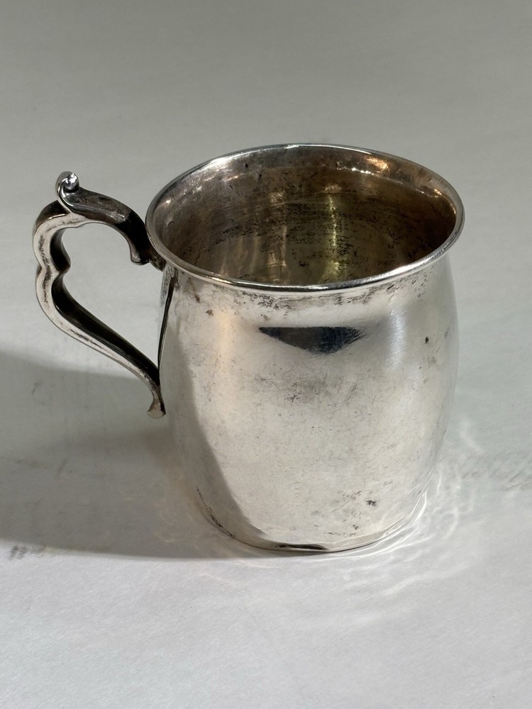 Vintage Solid Sterling Silver Mug/Cup 54.7g SSMC 0425
