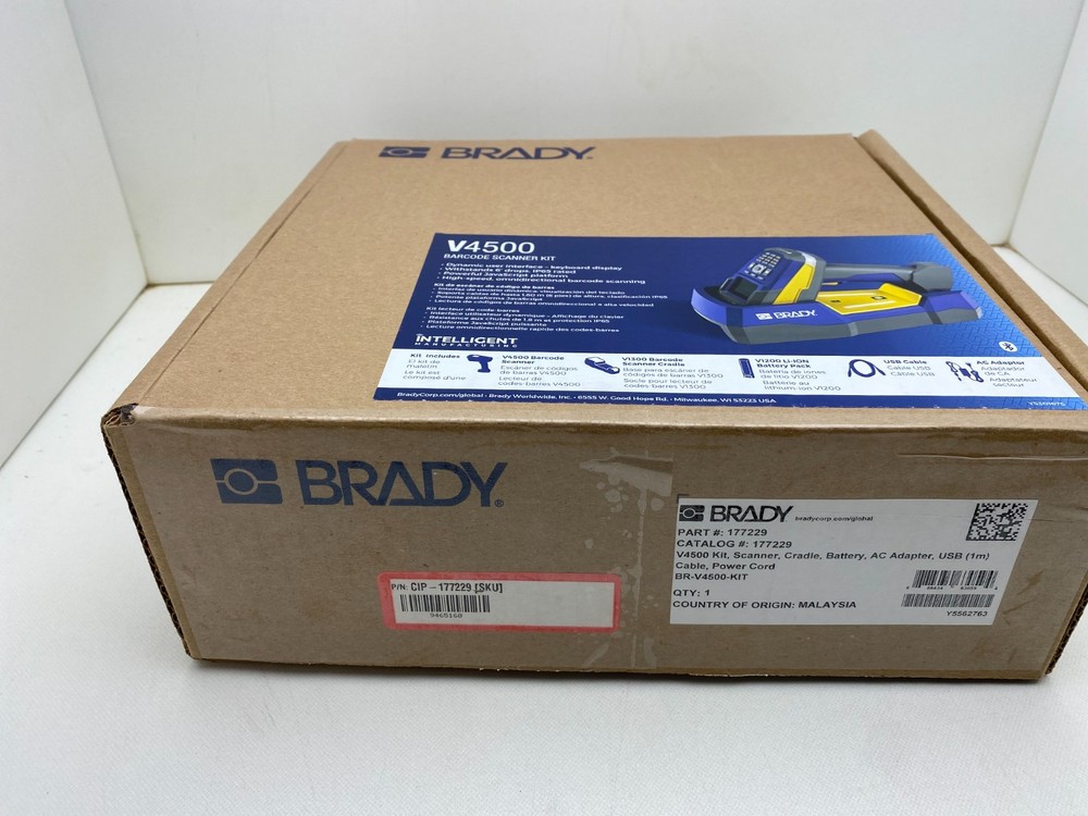 Brady V4500 - Kit - barcode scanner - 177229